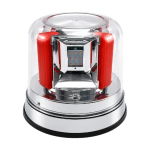 12-24V LED strobe warning light with aluminum base for trucks trailers emergency vehicles and heavy duty applications