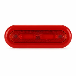 12-24V red LED truck marker light with steady-on flash waterproof and impact-resistant design for trucks trailers pickup trucks and RVs