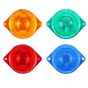 2.5 inch dual-ear LED marker light with steady-on and strobe functions waterproof and impact-resistant for trucks and trailers