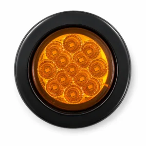 2.5 inch round LED truck marker light with high low brightness and strobe function for trucks and trailers
