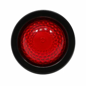 2.5 inch round LED truck trailer marker light with flexible rubber grommet for easy installation