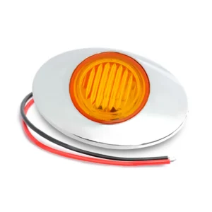 3LED chrome marker light with steady-on function for trucks and trailers 12V 24V