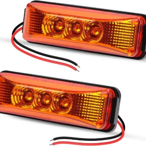 3LED truck marker light for RVs pickup trucks trailers and heavy duty vehicles 12-24V universal