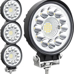 4 inch 33LED round LED work light for trucks off-road vehicles and auxiliary lighting 12-36V