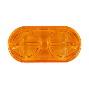 4 inch amber LED marker light with steady-on and strobe functions for trucks and trailers