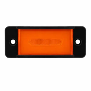 4 inch truck trailer marker light with black plastic housing light guide steady-on and strobe functions