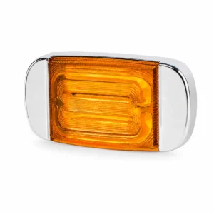 4 inch chrome truck trailer marker light with steady-on and strobe functions for trucks and trailers 12-24V
