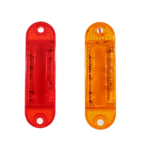 4 inch slim amber red LED truck marker light for trucks trailers and heavy duty vehicles 12-24V