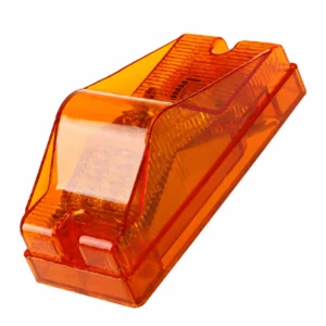 6 inch amber 18 LED side marker clearance light with reflector for trucks trailers RVs and campers