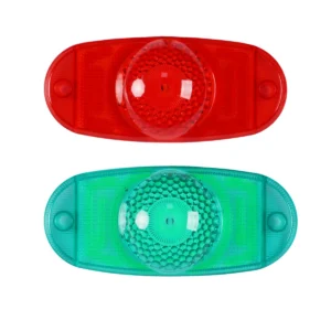 6 inch LED truck trailer marker light with raised round center design and steady-on strobe functions