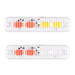 6 inch red blue LED grille strobe light for Jeeps off-road vehicles pickup trucks and front grilles