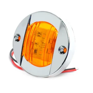 6LED chrome marine marker light with steady-on function for boats yachts and marine retrofit 12V 24V
