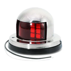 8LED stainless steel marine marker light with steady-on function for boats yachts and marine retrofit 12V 24V