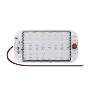LED 8W high brightness interior reading light with switch for RVs boat cabins trucks and vehicle interiors 150x75mm 9-85V