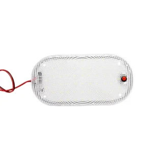 oval LED 8W high brightness interior reading light with switch for RVs boat cabins trucks and vehicle interiors 150x75mm 9-85V