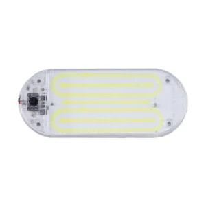 COB 8W interior reading light with PC housing 180x75mm for trucks RVs buses and vehicle cabins 12-80V