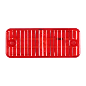 red stepped LED truck marker light with stair-shaped housing for trucks trailers and heavy duty vehicles 12V 24V