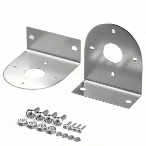 stainless steel mounting bracket for watermelon LED marker lights on trucks trailers and heavy duty vehicles