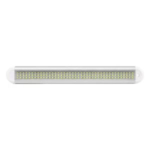 LED 12W interior reading light with transparent PC housing 300x35mm for trucks RVs buses and vehicle cabins 9-85V