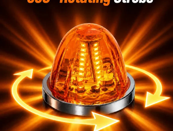 What Makes 360° Rotating Strobe Lights Useful for Heavy-Duty Vehicles
