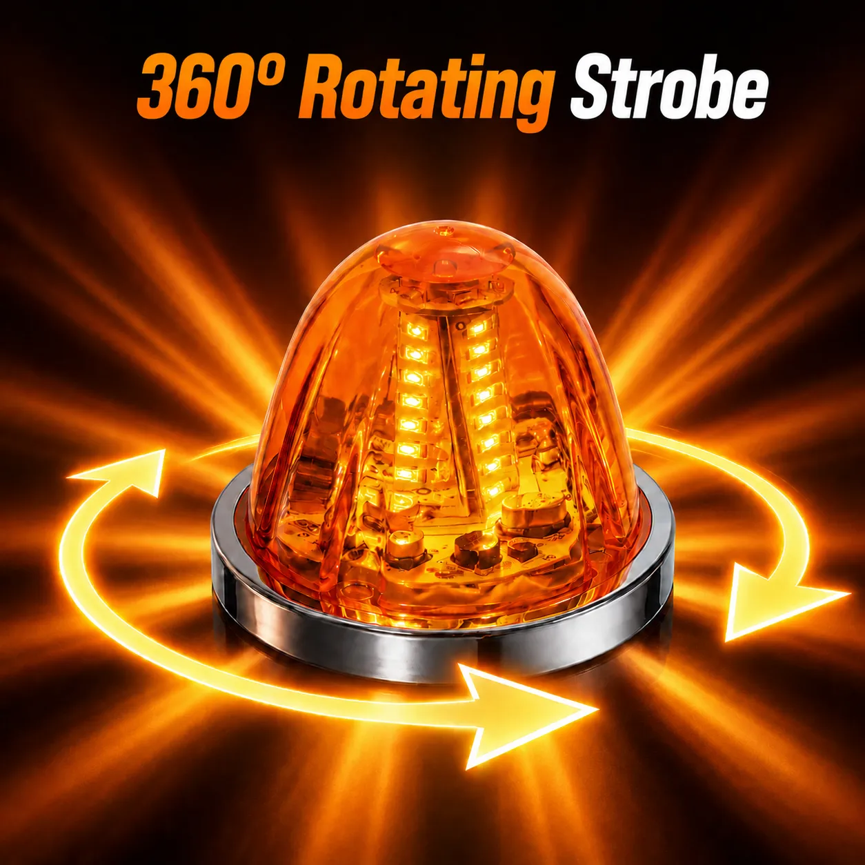 What Makes 360° Rotating Strobe Lights Useful for Heavy-Duty Vehicles